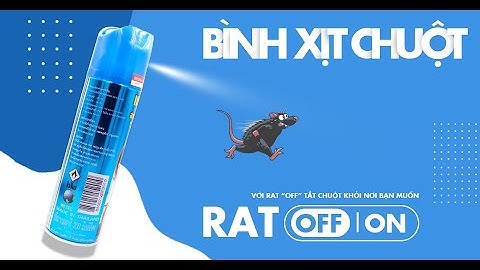 Bình xịt đuổi chuột RAT OFF - Hàng NỘI ĐỊA THÁI