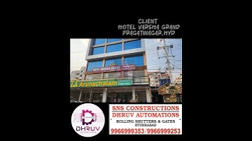 Perforated slats_Automatic Motorized shutter|#rollingshutter|#pragatinagar|#hotelvarshagrand|#remote