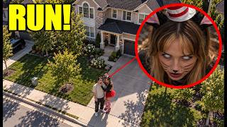 If you ever see Girl Cat in the Hat In Your Backyard... LOCK YOUR DOORS & HIDE! (IT WAS JANA)