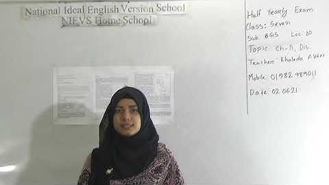 Class: Seven, Subject: BGS (Lecture- 20), Topic: Ch-11, Dis.