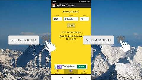 How to convert Nepali date into English date? |2020  Nepali Date Converter free | Technical Nepal