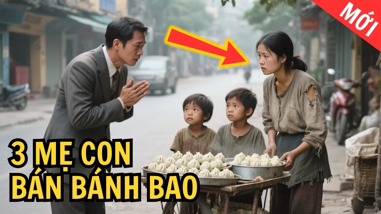 Tỷ Phú Bật Khóc Q.uỳ Gối Trước 3 Mẹ C.on Nghèo Bán Bánh Bao , Sự Thật Khiến Ai Cũng Rơi Nước mắt!!