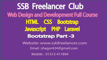 Full Website Create Design With Bootstrap Part-3 ( Bangla Tutorial)
