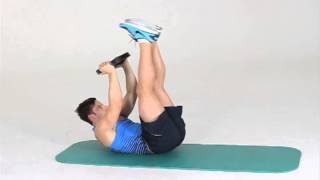 Weight Plate Pullover Crunch + Straight Leg Reverse Crunch