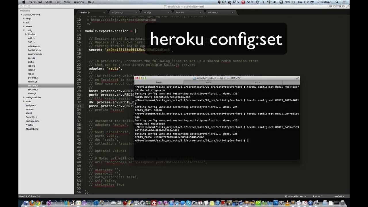 Building a Sails Application: Ep26 - Deploying a sails app to heroku ...