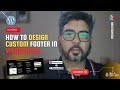 Create a Stunning Custom Footer in WordPress with Elementor | Step-by-Step Tutorial | anilktechtalk