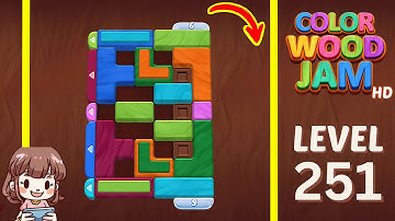 Color Wood Jam Level 251 Solution Walkthrough