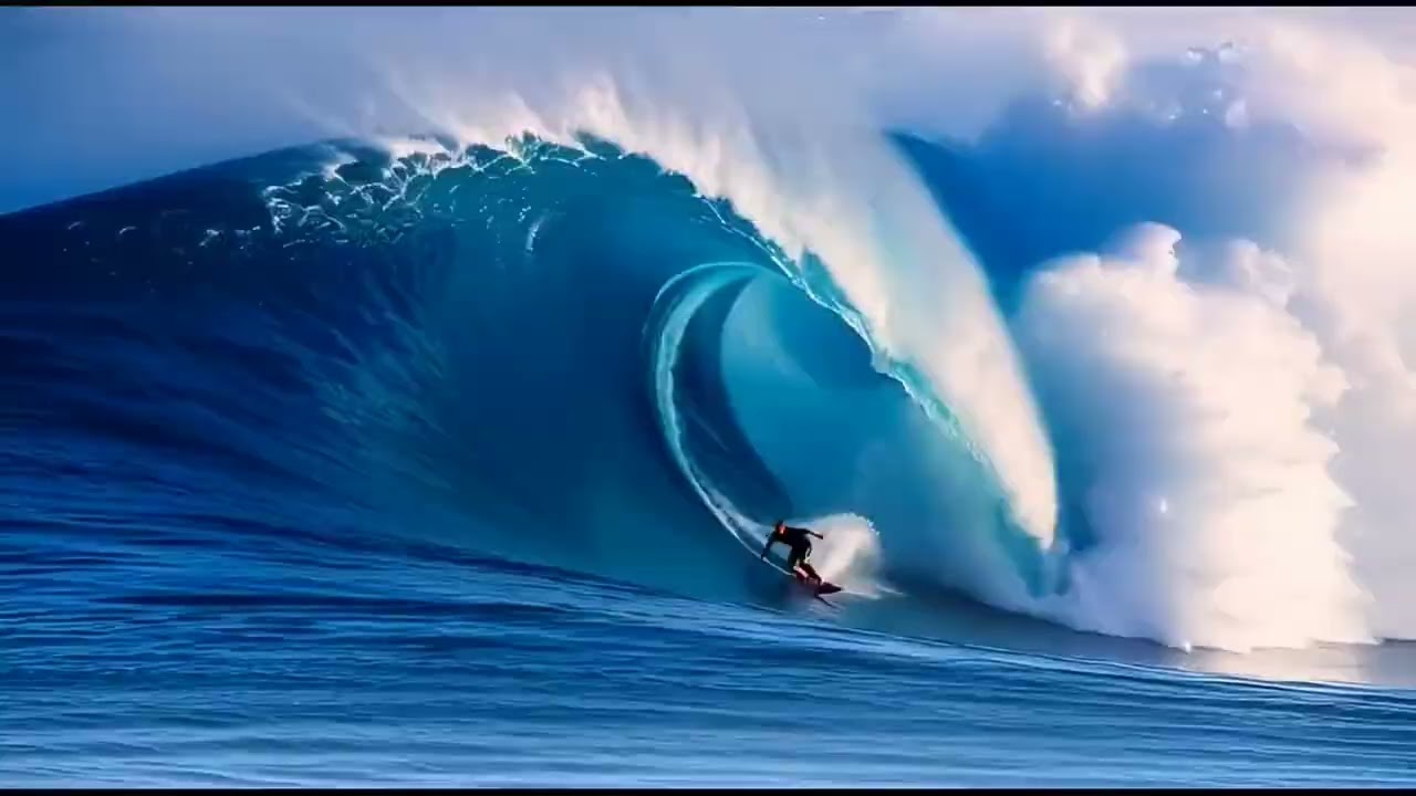 Ocean Waves & Soft Piano Music 