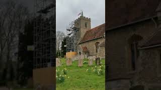 Tolling the half muffled tenor at All Saints, Little Munden, Hertfordshire