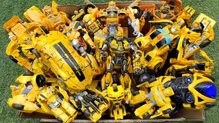 Various Bumblebee ride on Optimus Prime Transformers, Autobot Full Mainan Robot! Crane truck, rescue
