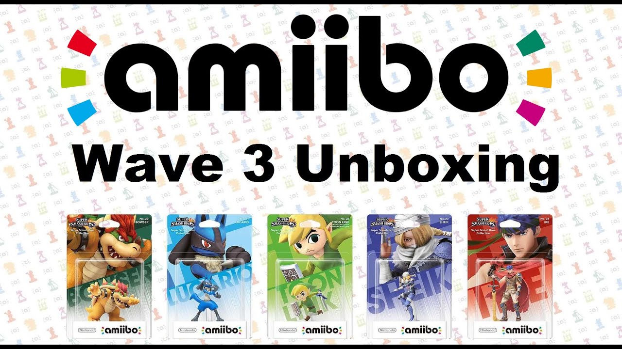 Amiibo Wave 3 Unboxing UK