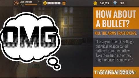 How about a bullet? Sniper 3D assassin shoot to kill AlVahdeko