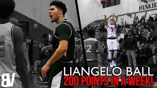 LiAngelo Ball Drops 200 Points in a Week! | Crazy First Week Full Highlights