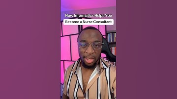 Informatics is the BEST Way to become a nurse consultant