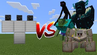 Wither Golem vs All Mutant Creatures