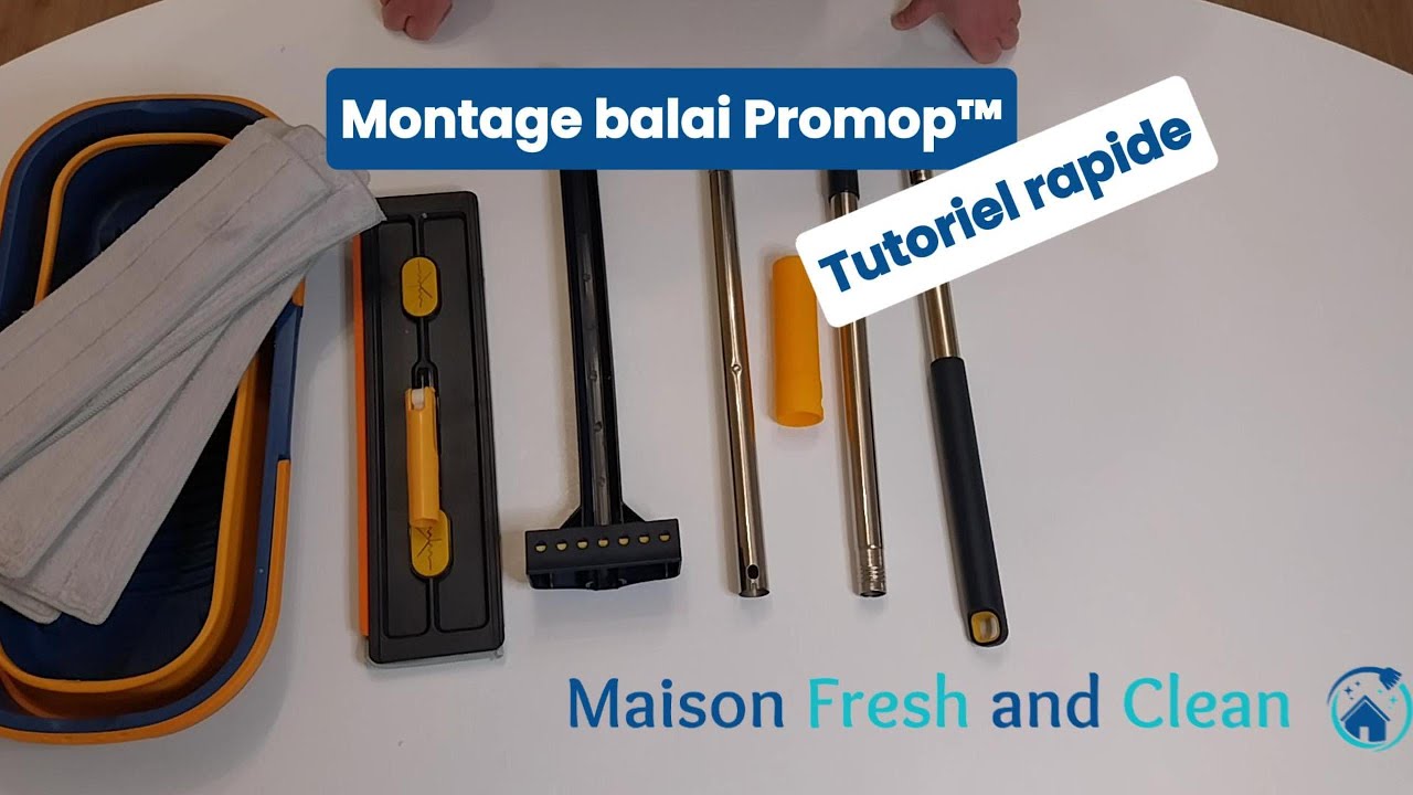 Montage balai Promop™ - Tutoriel rapide