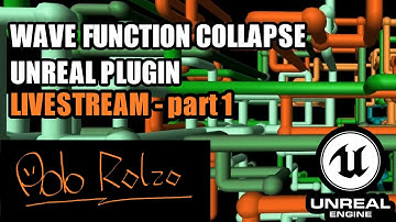 Real GameDev learning! Unreal Engine 5! Wave Function Collapse! LIVESTREAM - part 1! Q&A!