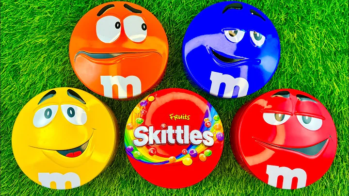 [NEW✨] Learn Colors with Rainbow M&M's 🌈 🍹｜Colors Song｜Colors for Kids｜Candy Colors｜ASMR