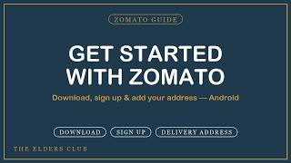 How to Download Zomato, Sign Up & Add Your Delivery Address (Android, Step by Step) screenshot 1