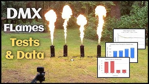 DMX Flame Machine - Fuel Duration & Height Tests