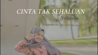 Lagu Melayu Terbaru 2021 : Cinta Tak Sehaluan (Yollanda) √|Lirik Video|✓