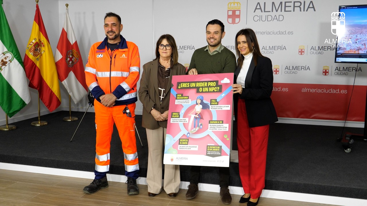 Presentación de la Jornada y campaña de sensibilización sobre el uso del patinete eléctrico