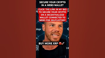 YOU ARE TAKING A HUGE RISK IF YOU HAVE NOT CONNECTED YOUR ASSETS TO WEB3 #btc #xrp #crypto
