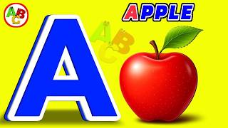 A for Apple 🍎 A for Ant 🐜 | ABC Phonics Song for Kids | Alphabet Learning Song | A Says