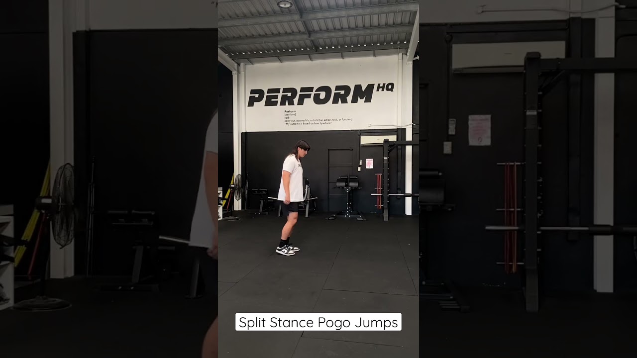 Split Stance Pogo Jumps | PerformHQ