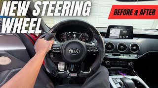 Athlete Statistics I Installed a Carbon Fiber Steering Wheel + POV Street Run!