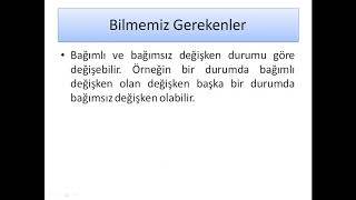3- Bağimsiz Deği̇şken Ve Bağimli Deği̇şken