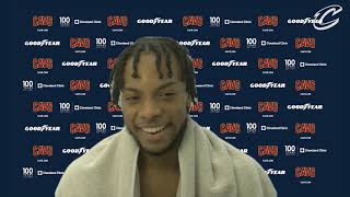 Cavs Darius Garland POSTGAME interview after Cleveland win over Nets with no Kevin Durant