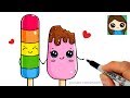 How to Draw Popsicles Easy