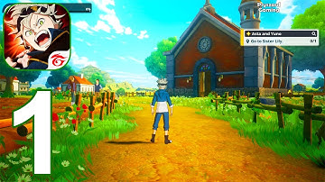 Black Clover M - Gameplay Walkthrough Part 1 Intro & Tutorial, First World (iOS, Android)