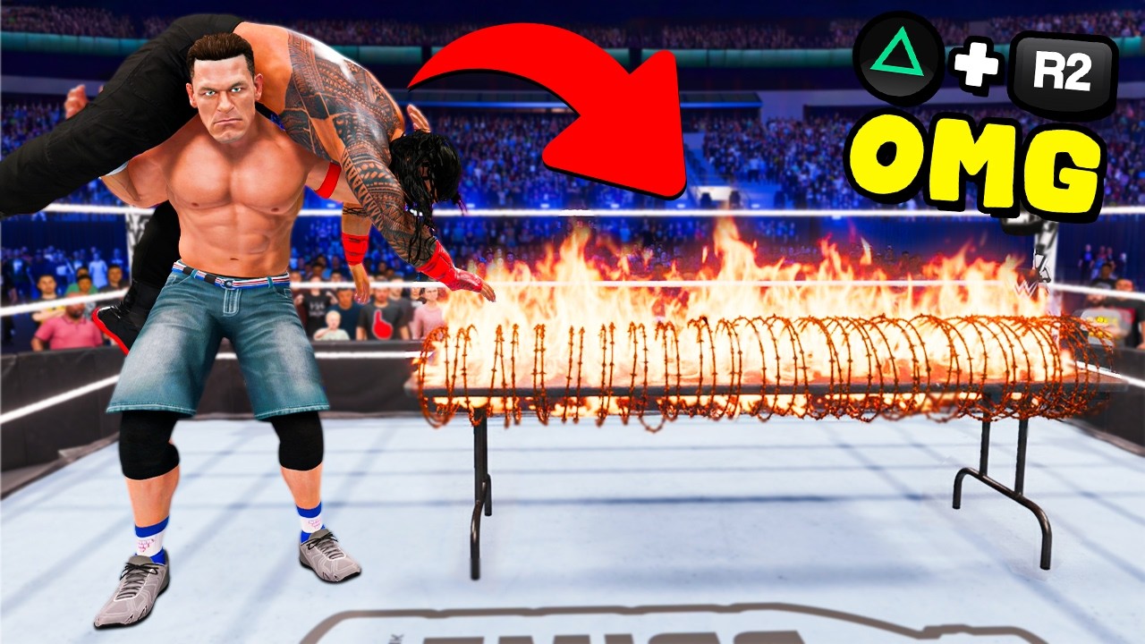 Hitting an Attitude Adjustment in EVERY WWE 2K Game!