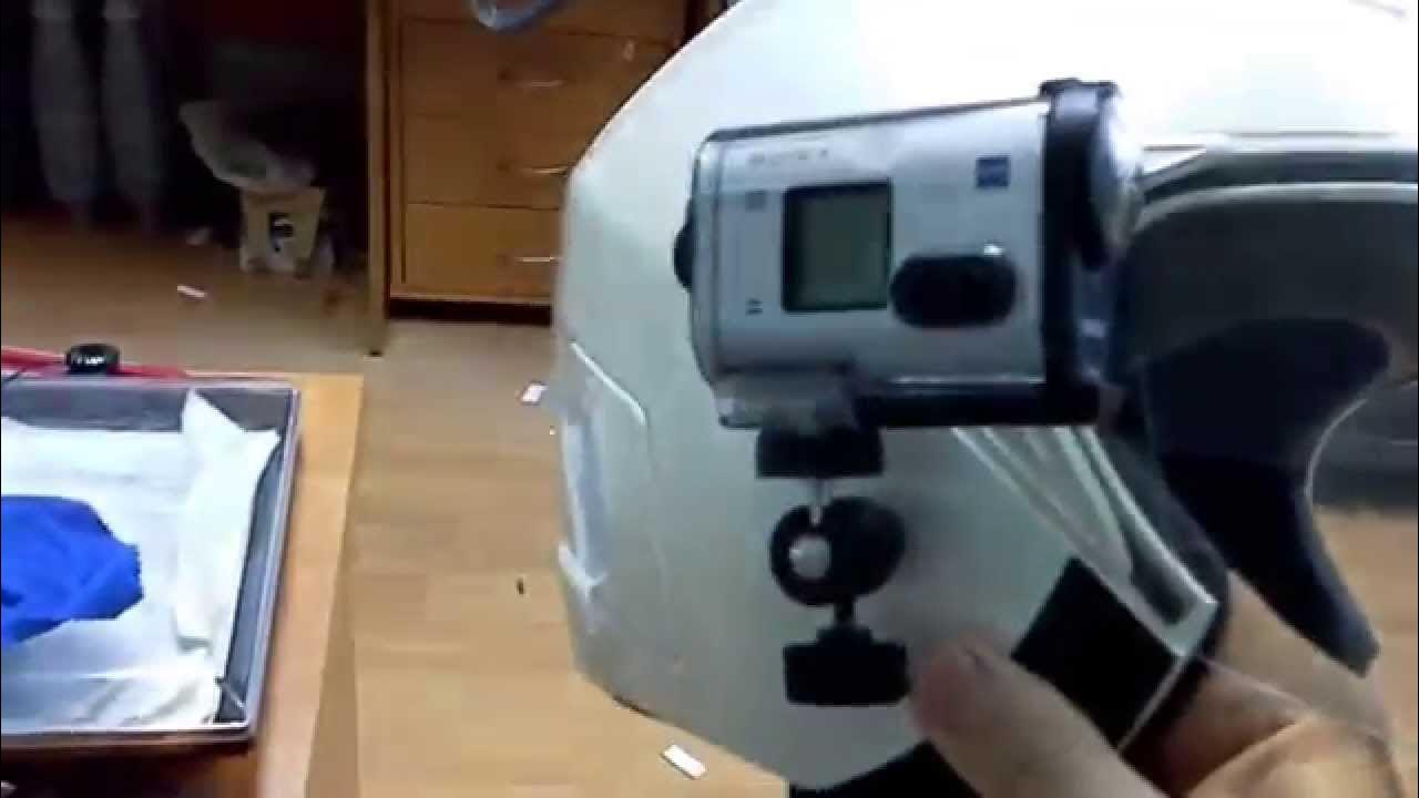Камера Sony x3000 на мотошлем