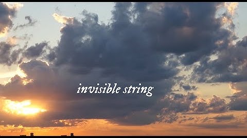 [Türkçe Çeviri] Taylor Swift - invisible string