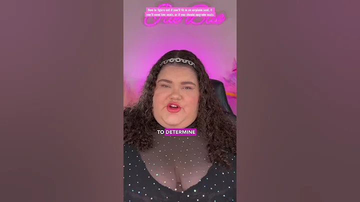 Wondering if you’ll need two plane seats? Watch this👀 #plussizetravel #howto #plussize #travelhack
