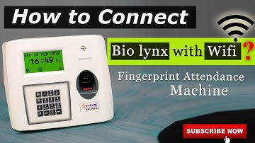 How to connect Star Bio Lynx with Wi-Fi | Fingerprint Attendance