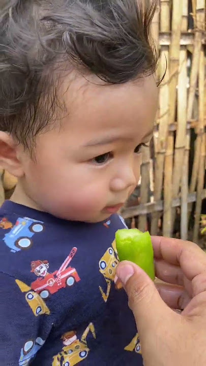 Abe Makan Belimbing Wuluh #bayilucu #cutebaby #cute #abecekut