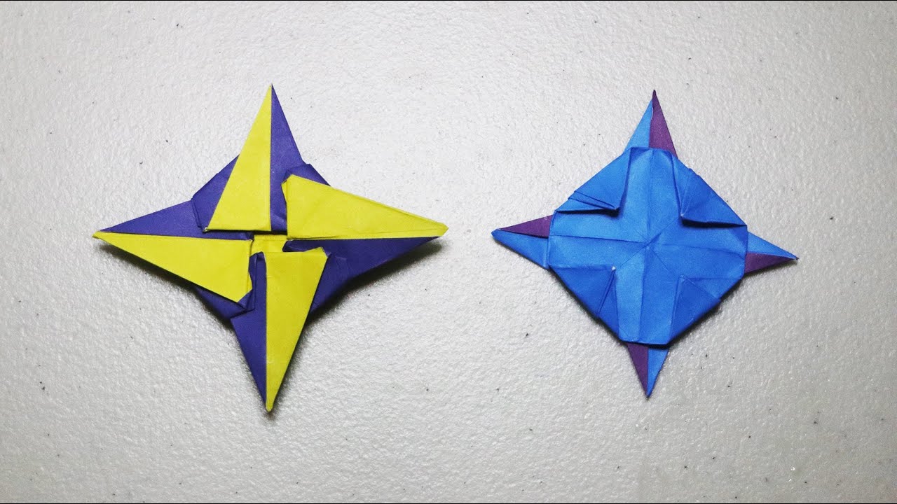 Mastering Origami Shurikens Step by Step Instructions - YouTube