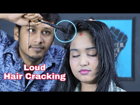 Female Hair Cracking | Women Long Hair Cracking | Neck Cracking and Body Cracking | Moral Of ASMR