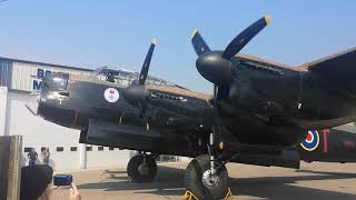 Lancaster 4 Engine Startup July 2021