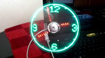 USB LED Clock Fan Review