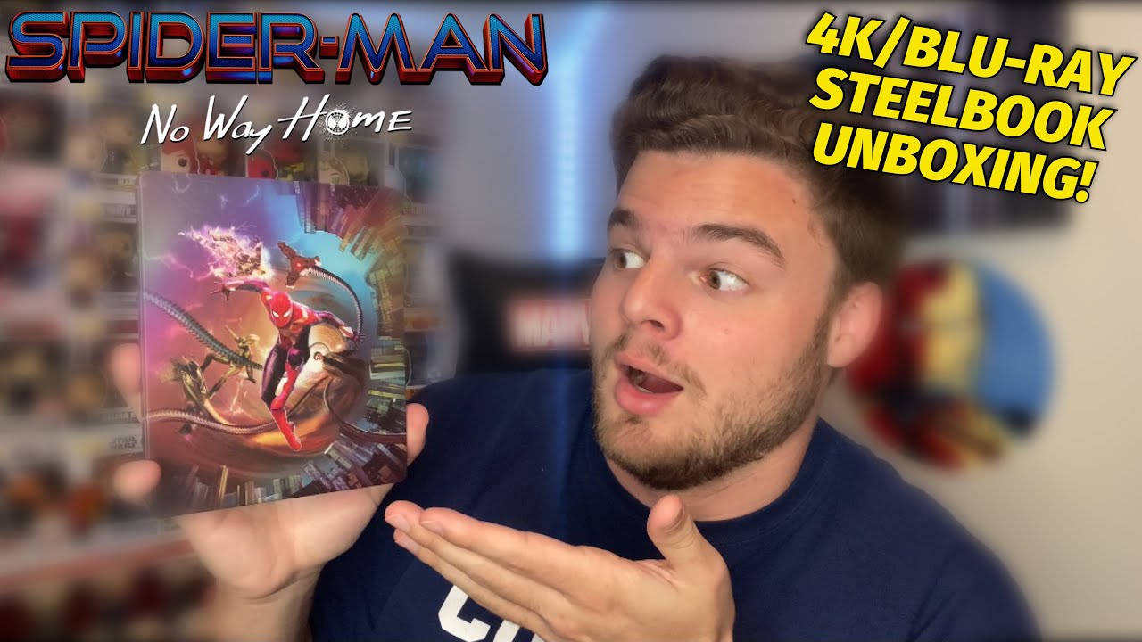 SPIDER-MAN NO WAY HOME 4K/BLU-RAY STEELBOOK UNBOXING! (DIGITAL CODE