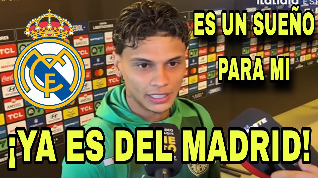 BIENVENIDO CRACK / YA HABLA COMO MADRIDISTA / NOTICIAS DEL REAL MADRID HOY