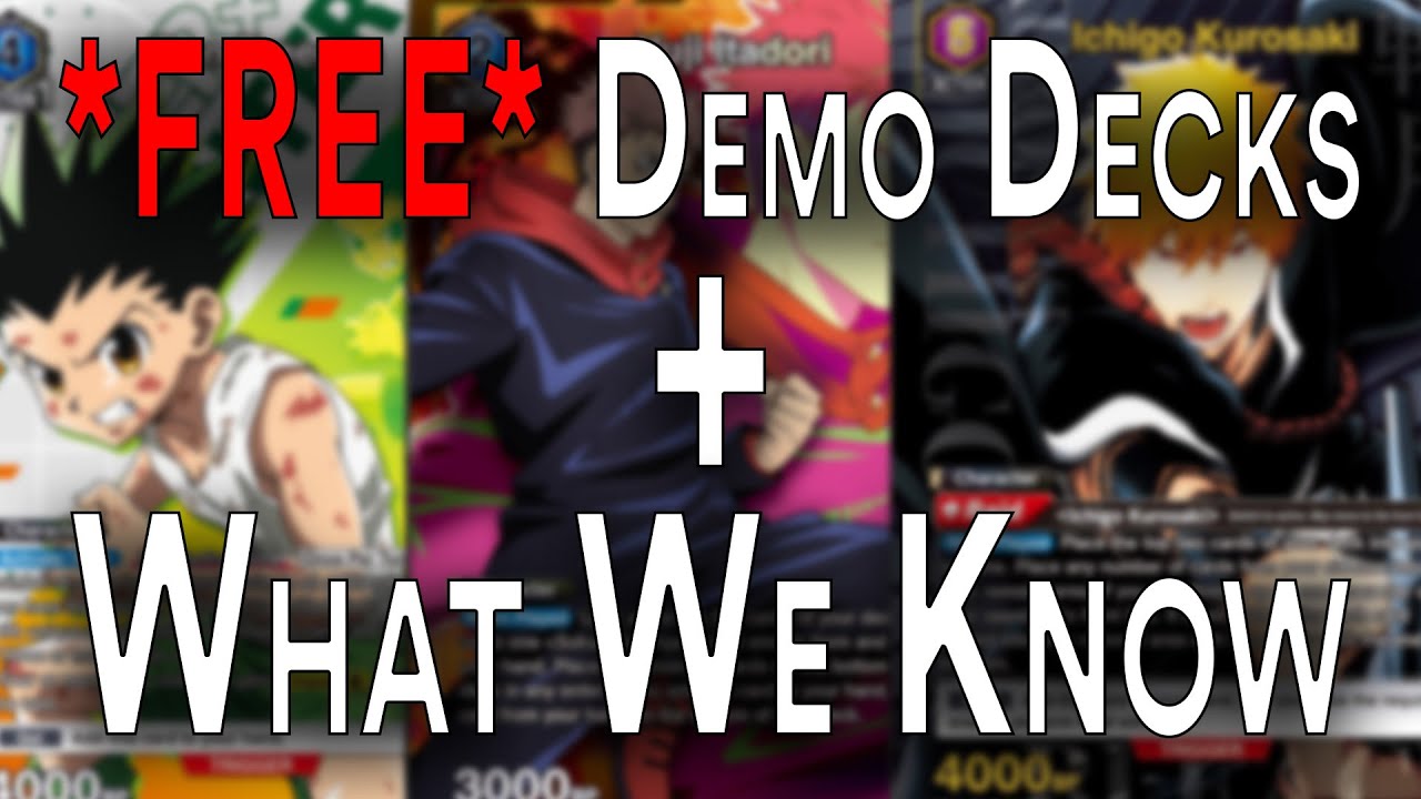 UNION ARENA EN ANNOUNCEMENT + How To Get Free Demo Decks