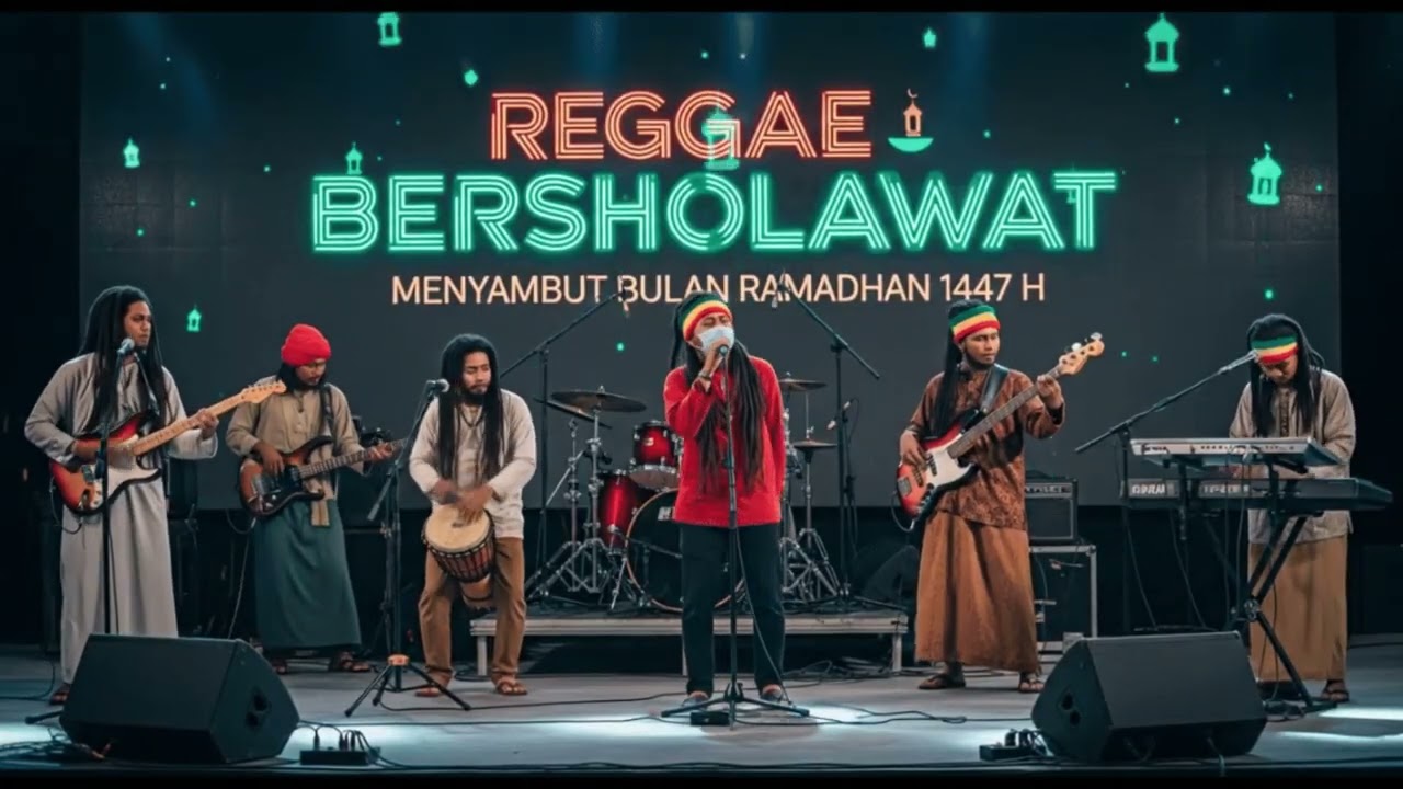 Sholawat Reggae Mari Bersholawat🌴 Musik Adem Bikin Hati Tenang | Putar Saat Santai dimana pun