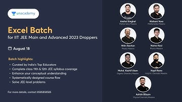 Are you ready to EXCEL JEE Mains & Advanced 2023 Droppers