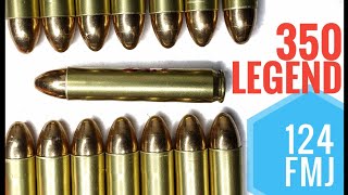 Reloading Cheap 350 Legend Plinking Ammo 124gr FMJ From The 9mm Stockpile And Other Possibilites